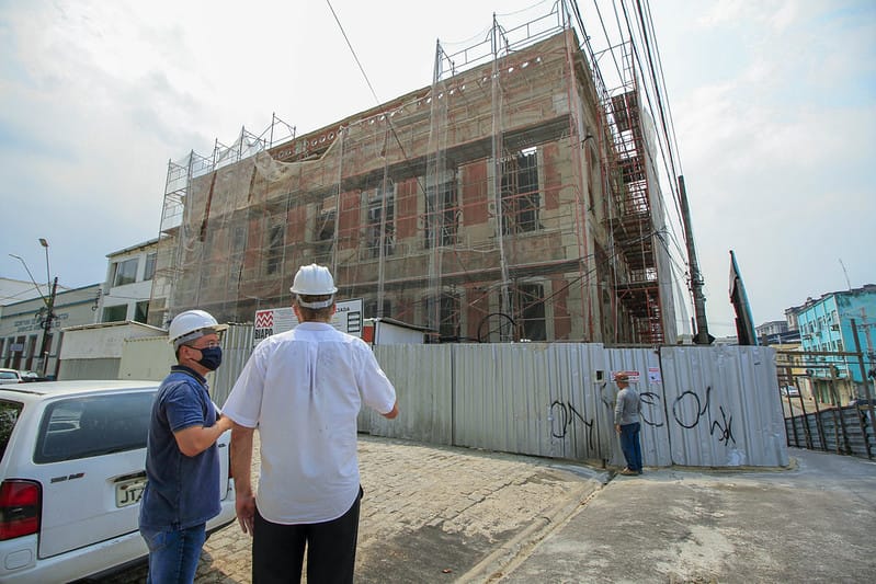 Casarão de Inovação entra em fase final da obra de restauro