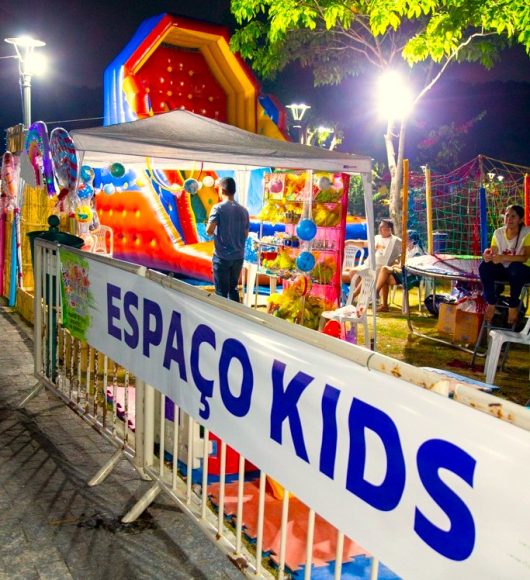 No dia 12, o espaço kids contará com uma programação especial_