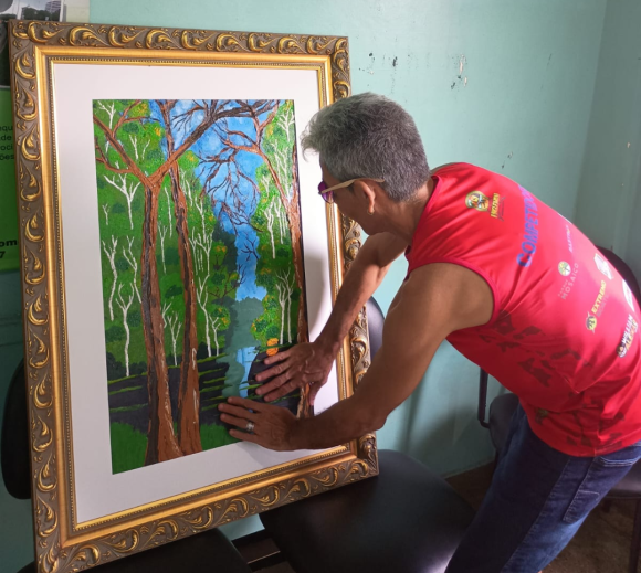 Obras para se tocar - A exposicao foi pensada e realizada exatamente com esse objetivo ser tocada Obras para se tocar - A exposicao foi pensada e realizada exatamente com esse objetivo ser tocada