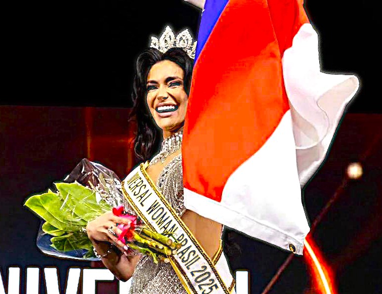 Roci também é detentora do título de Miss Universal Woman Brazil
