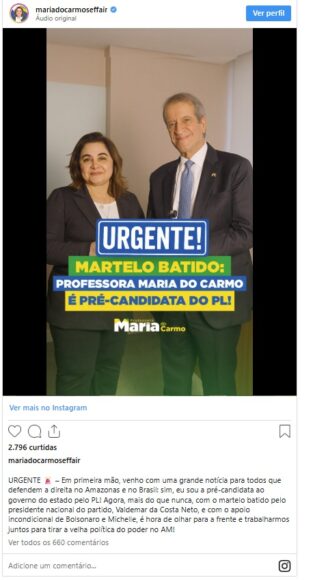 PL Nacional oficializa Maria do Carmo como pré-candidata ao Governo do AM - WhatsApp Image 2025 10 22 at 11.59.48