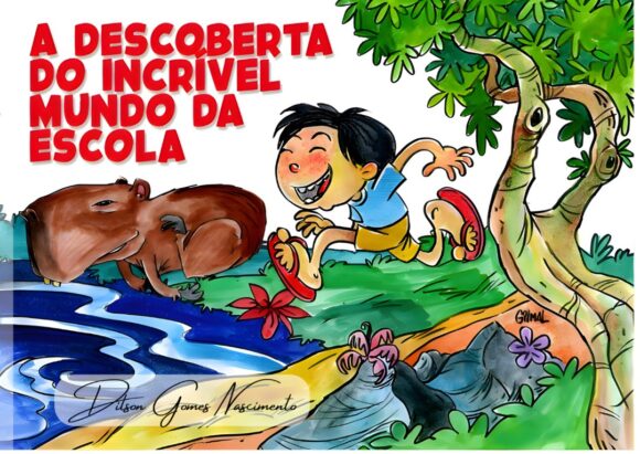 Com capa dura e papel fotográfico, livro é ilustrado pelo quadrinista Gilmal