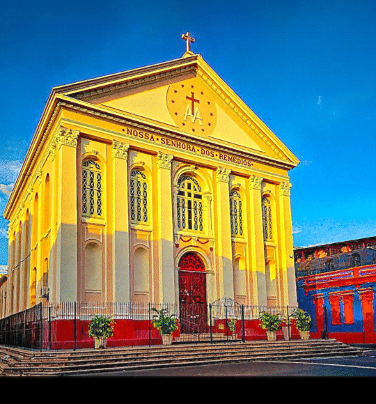 Uma gota de São Charbel - A igreja dos Remedios foi construida com o apoio da comunidade sirio libanesa A igreja dos Remédios foi construída com o apoio da comunidade sírio-libanesa