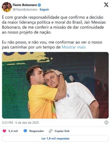 Bolsonaro escolhe Flávio para concorrer à Presidência em 2026 - WhatsApp Image 2025 12 05 at 16.16.36 Bolsonaro escolhe Flávio para concorrer à Presidência em 2026 - WhatsApp Image 2025 12 05 at 16.16.36