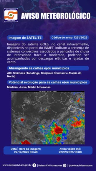 Municípios do AM recebem aviso de temporais e ventos de até 60 km/h - alerta chuva D24AM 3 576x1024 1