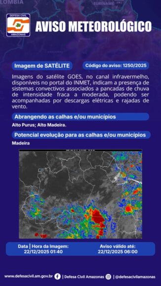 Municípios do AM recebem aviso de temporais e ventos de até 60 km/h - alerta chuva D24AM 5 768x1365 1