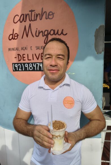 Mingaus lá no Cantinho - Ja recebi clientes de outros paises da Belgica dos Estados Unidos Já recebi clientes de outros países, da Bélgica, dos Estados Unidos