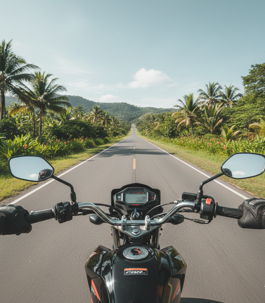 Polo de motocicletas de Manaus conta com mais de dez fabricantes.(Foto: IA/Nano Banana)