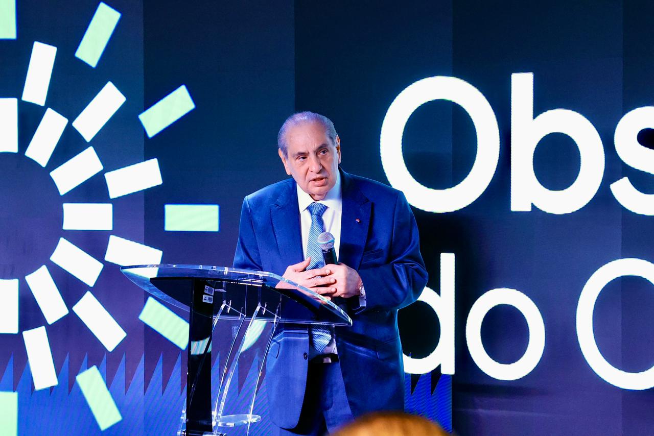 "José Roberto Tadros destaca compromisso histórico da CNC com a produção de conhecimento." Crédito: Divulgação