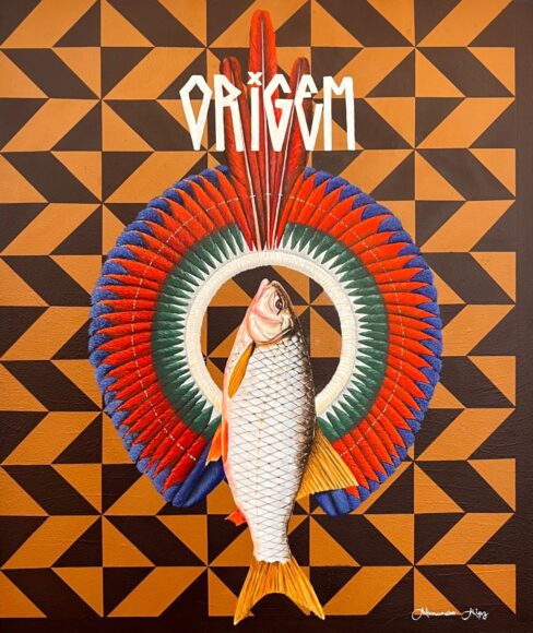 Obra Origem, do artista Alessandro Hipz