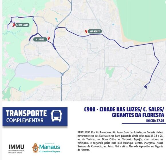 Linha de ônibus é criada para integrar Parque das Tribos ao Gigante da Floresta - lUtSe84g5N4iwvO931Yw3PLnfFo9f1oFCE4t4NqF