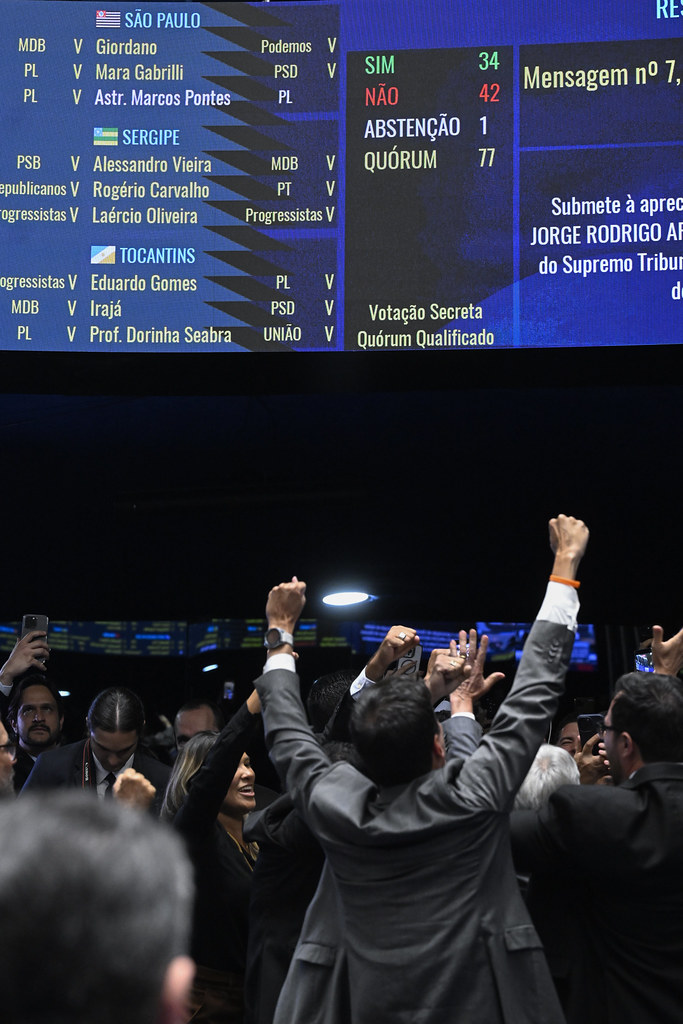 Esta foi a primeira vez que uma indicação ao STF foi rejeitada em 132 anos.(Crédito Waldemir Barreto/Agência Senado)