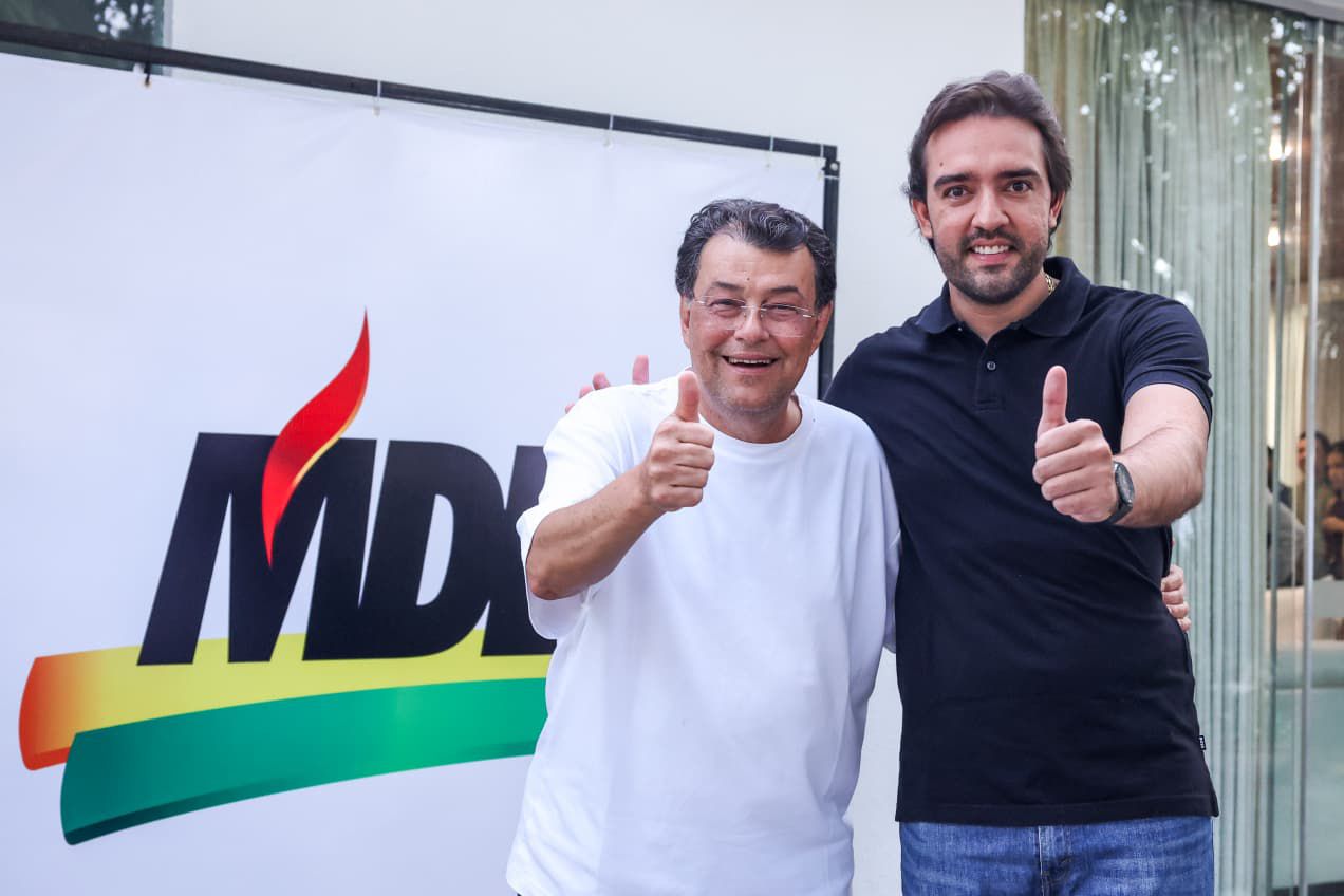 "Deputado Thiago Abrahim mudou para o MDB do senador Eduardo Braga." (Divulgação)