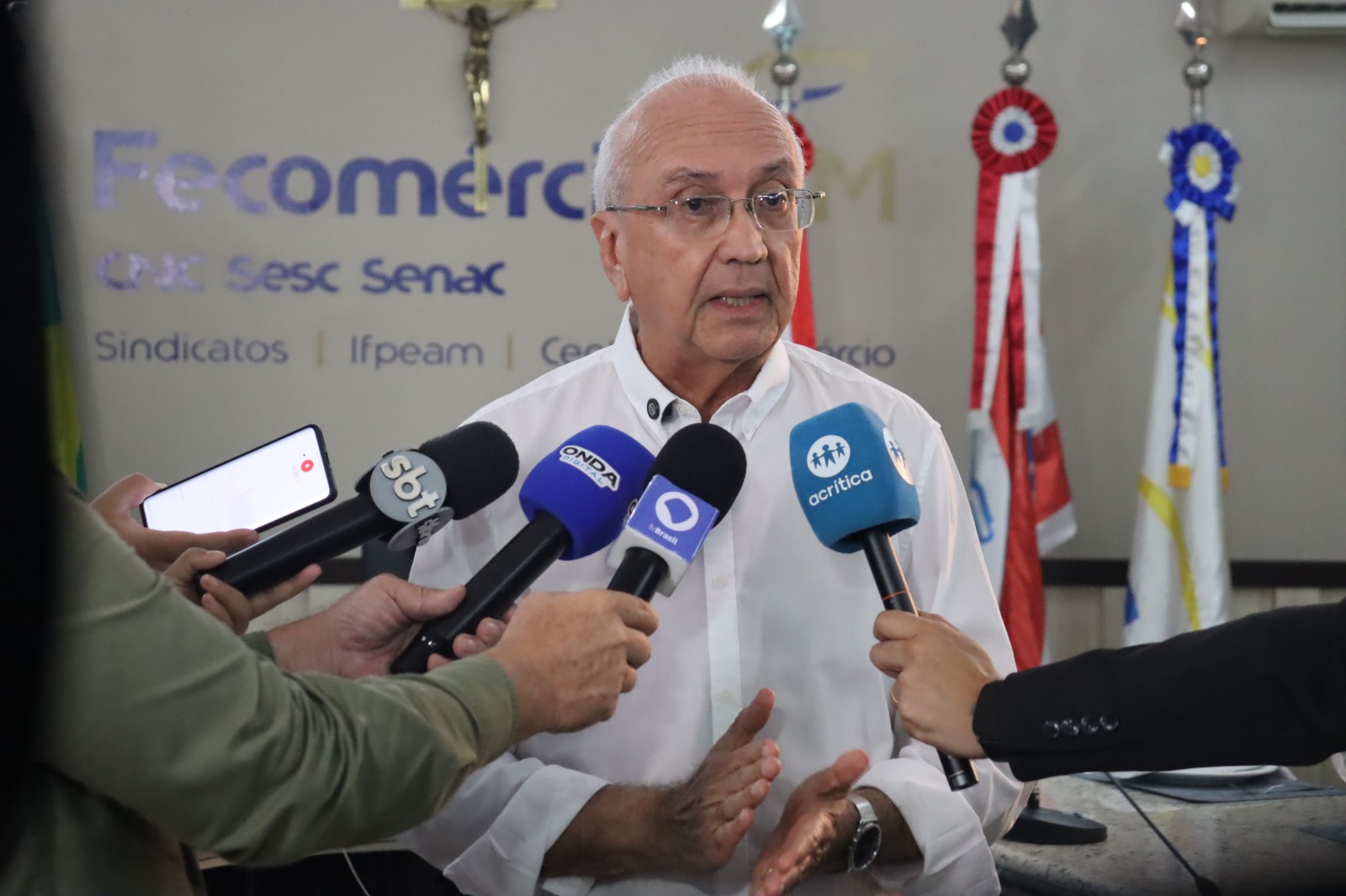 Presidente da Fecomércio-AM, Aderson Frota, ressaltou a importância do planejamento. (Crédito: Divulgação/Fecomércio-AM)