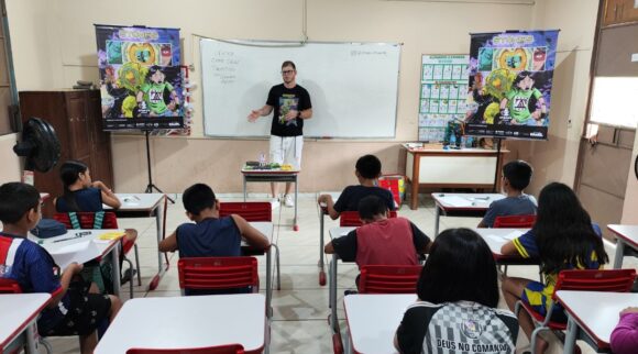 Um movimento que só cresce - B1b 14 Ação, com três oficinas para 22 crianças, foi realizada em Parintins.