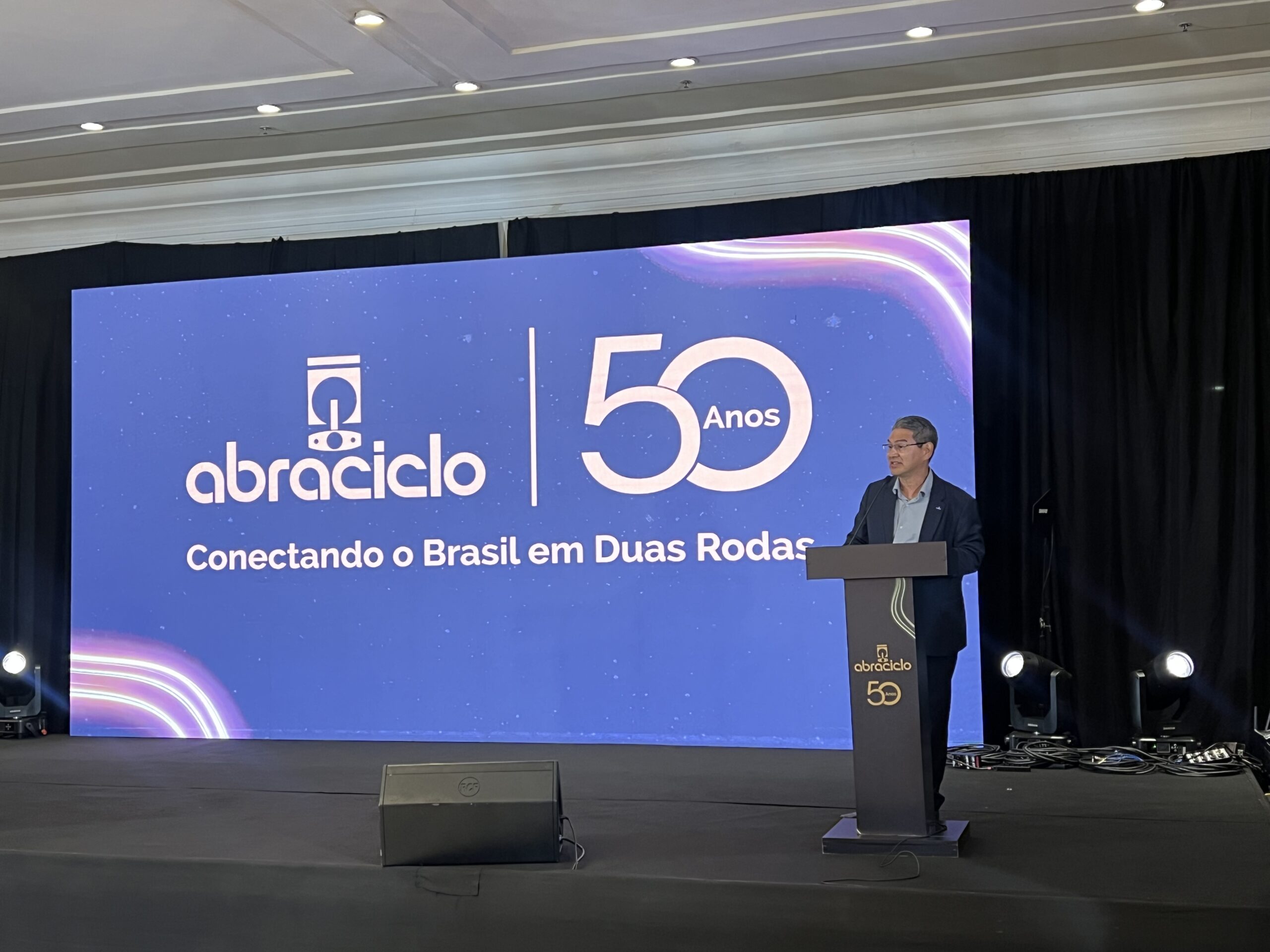 Presidente da Abraciclo Marcos Bento. (Foto: Mônica Freires)