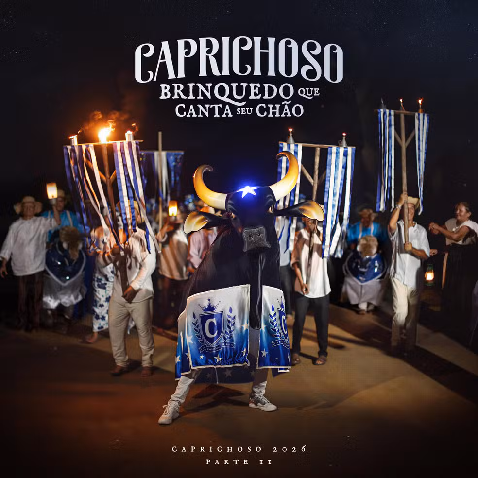 Boi Caprichoso divulga segunda parte do álbum para o Festival de Parintins 2026 — Foto: Michel Amazonas/Boi Caprichoso