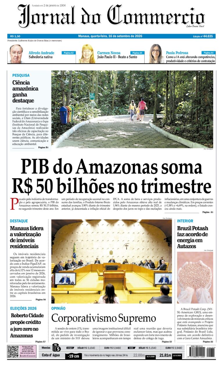 JCAM - Jornal do Commercio do Amazonas - 1609 capa