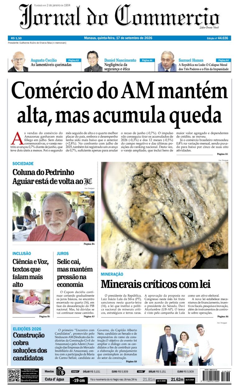 JCAM - Jornal do Commercio do Amazonas - 1709 capa