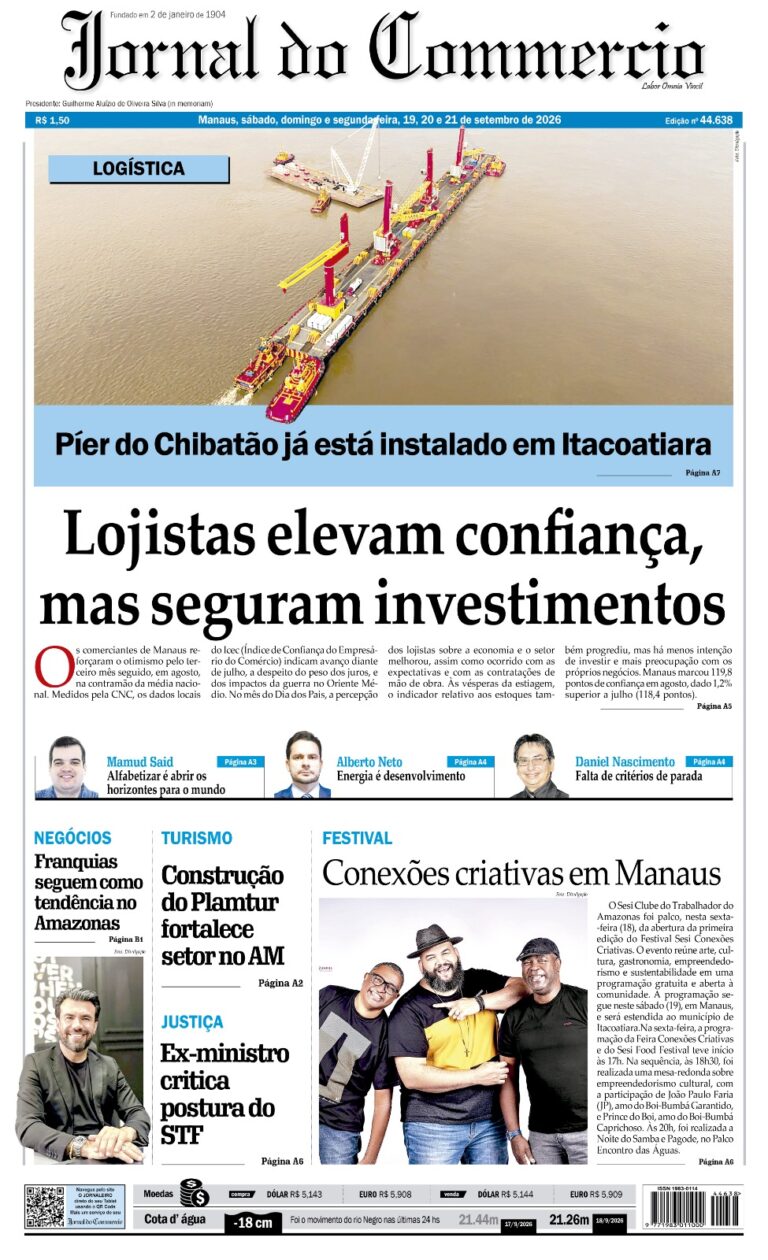 JCAM - Jornal do Commercio do Amazonas - 1909 capa