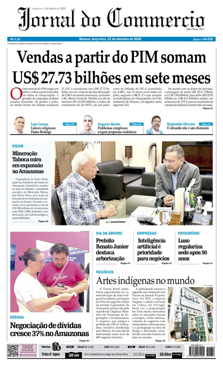 JCAM - Jornal do Commercio do Amazonas - 2209 capa