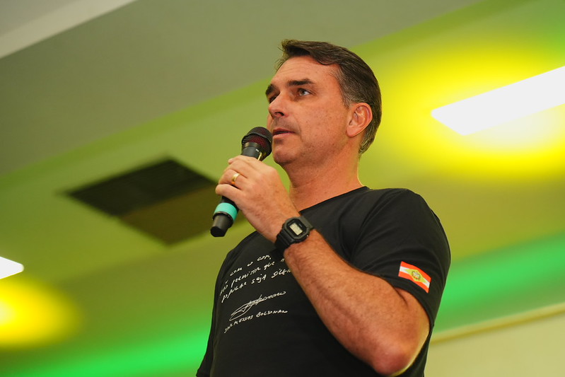 Foto: Charles Vieira/Campanha Flávio Bolsonaro