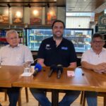 Ceo da Pereira Sports, José Pereira, Deputado Sinésio Campos e Apoiador do evento Teishin Guenka.