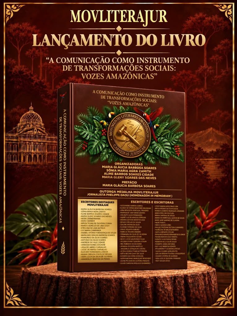 Livro “Vozes Amazônicas” será lançado em Manaus - movli Livro “Vozes Amazônicas” será lançado em Manaus - movli