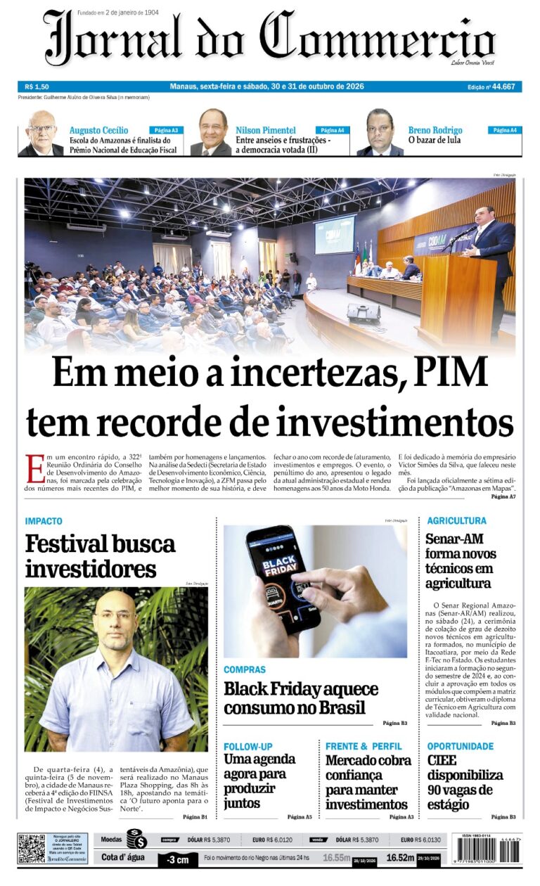 JCAM - Jornal do Commercio do Amazonas - 3010 capa