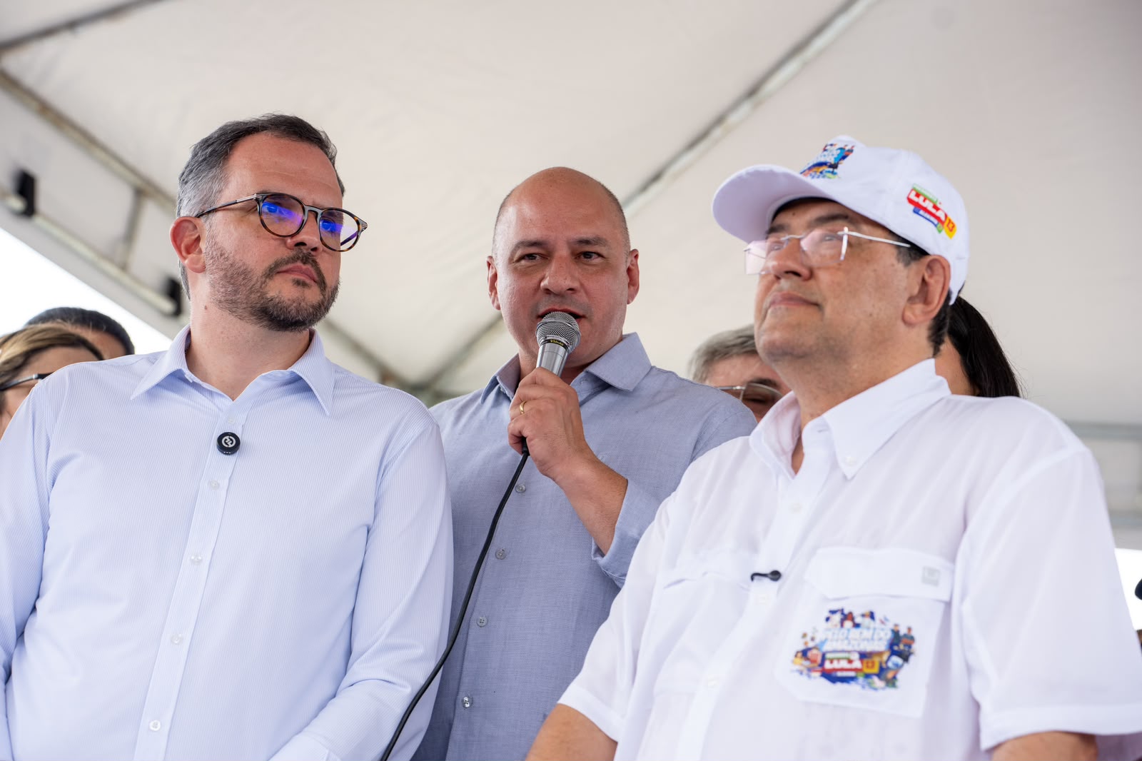 Eduardo Braga e ministro de Portos acompanham avanço das obras do novo Porto da Manaus Moderna - novo porto