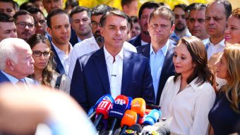 O candidato à presidência da República criticou o que chamou de 'boataria' sobre sua campanha e acusou o PT de espalhar 'discursos mentirosos' (Foto: Vittor Sales)
