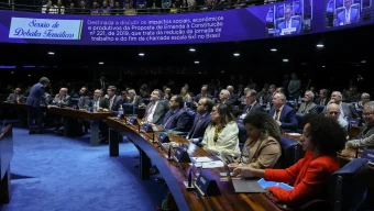 Audiência pública no plenário do Senado debate a proposta (Lula Marques/Agência Brasil.)