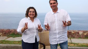 Em visita à Moto Honda, o presidenciável classificou a união com a candidata ao Governo do Amazonas como indispensável para o avanço da indústria amazonense ( Alberto Bandeira e Thiago Poncio / Assessoria MC)