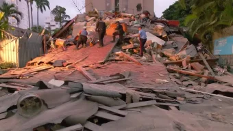 Equipes de resgate em prédio que desabou após terremotos na Venezuela  • Reuters