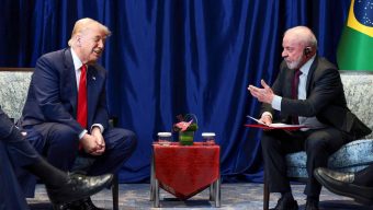 Lula e Trump estarão juntos novamente na ONU, em Nova York, na terça
( Reuters/Evelyn Hockstein)